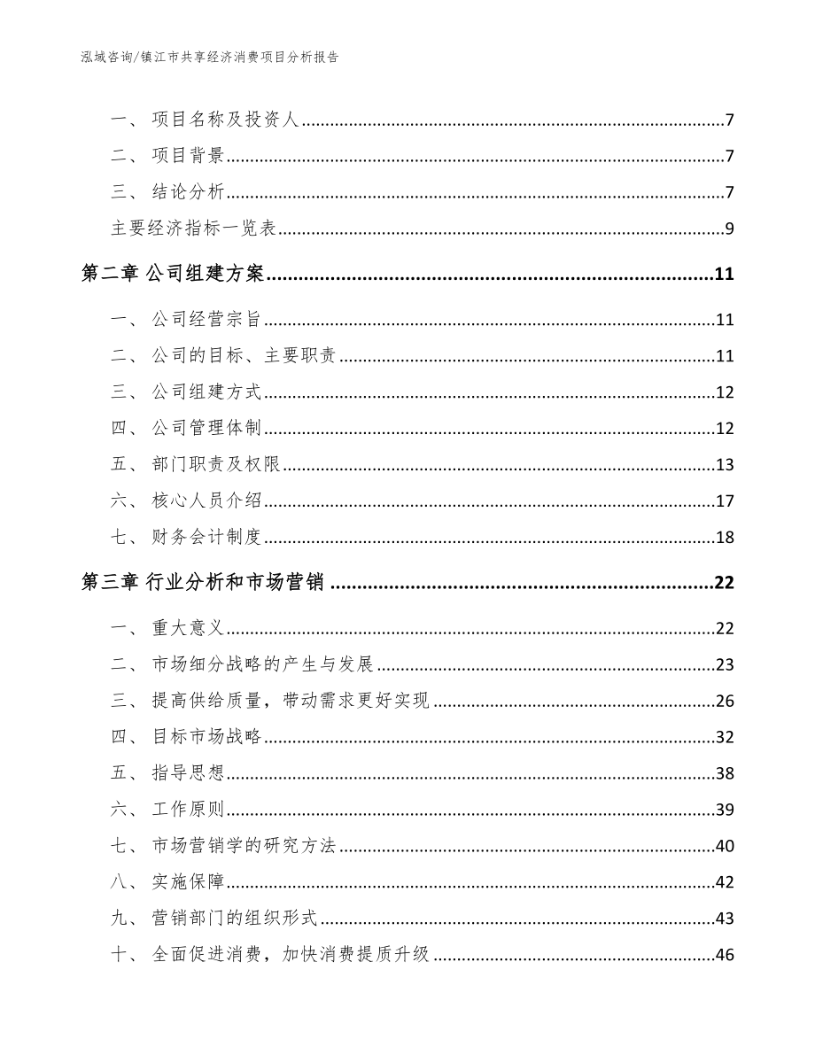 镇江市共享经济消费项目分析报告_范文参考_第3页