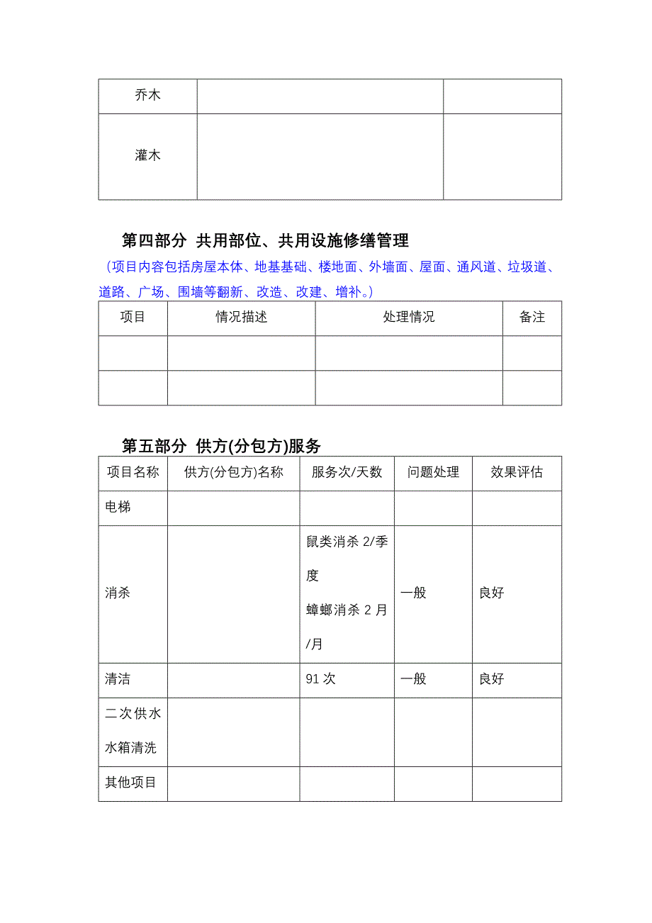 某物业公司管理服务报告_第4页