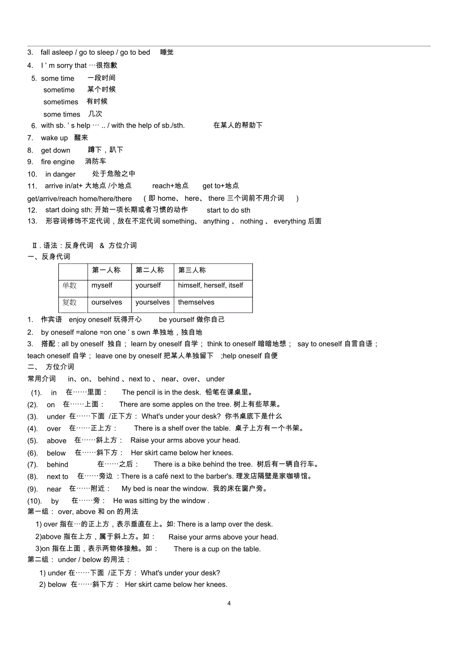 沪教版深圳英语七年级下知识点总结(全)_第4页