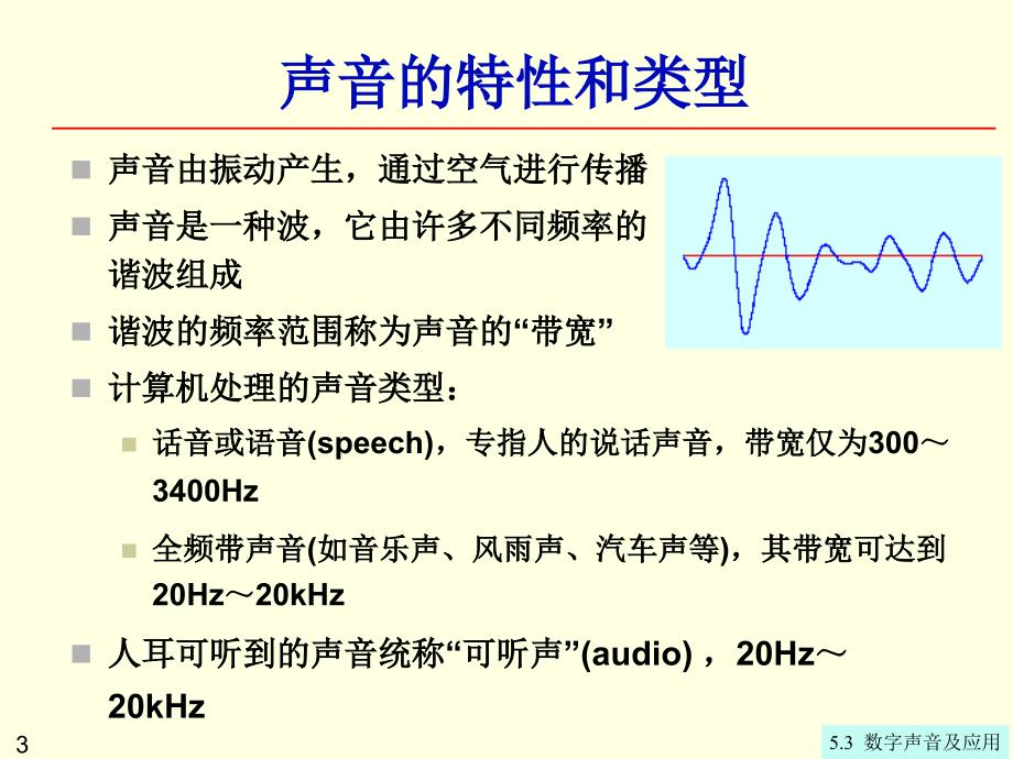 大学计算机信息技术：第5章5-3 数字声音及应用_第3页