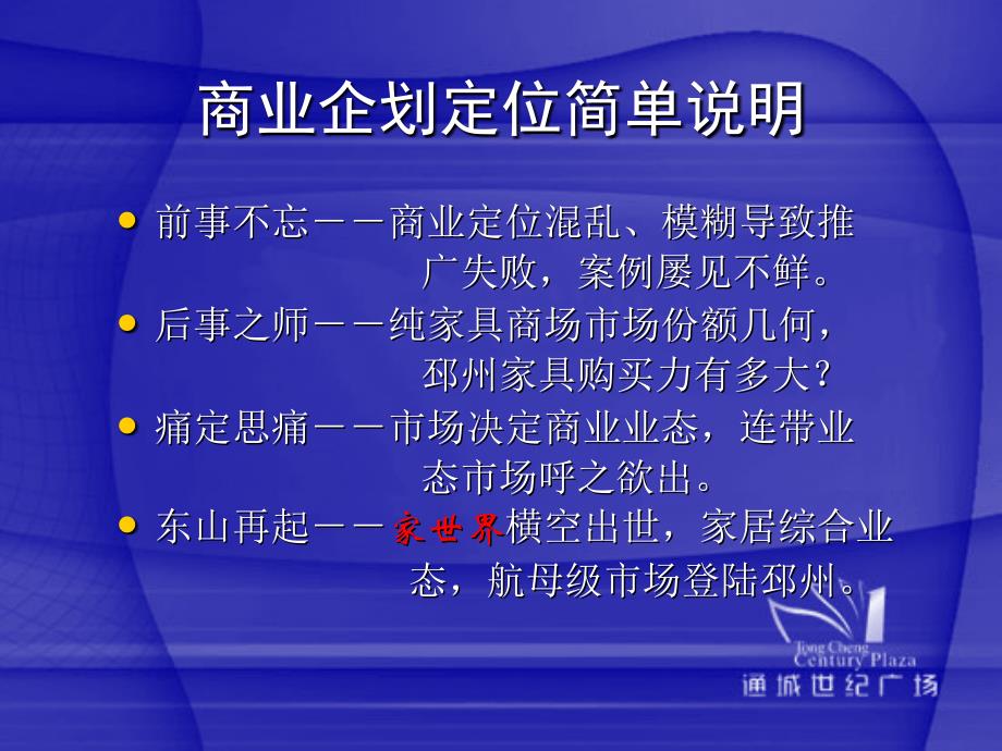 邳州市通城世纪广场营销策划案商业部份_第2页