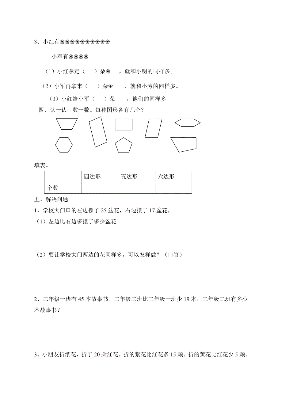 苏教版二年级数学上册重难点易错题积累_第2页