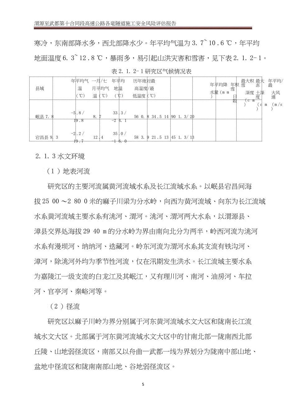 各竜隧道施工安全风险评估报告_第5页