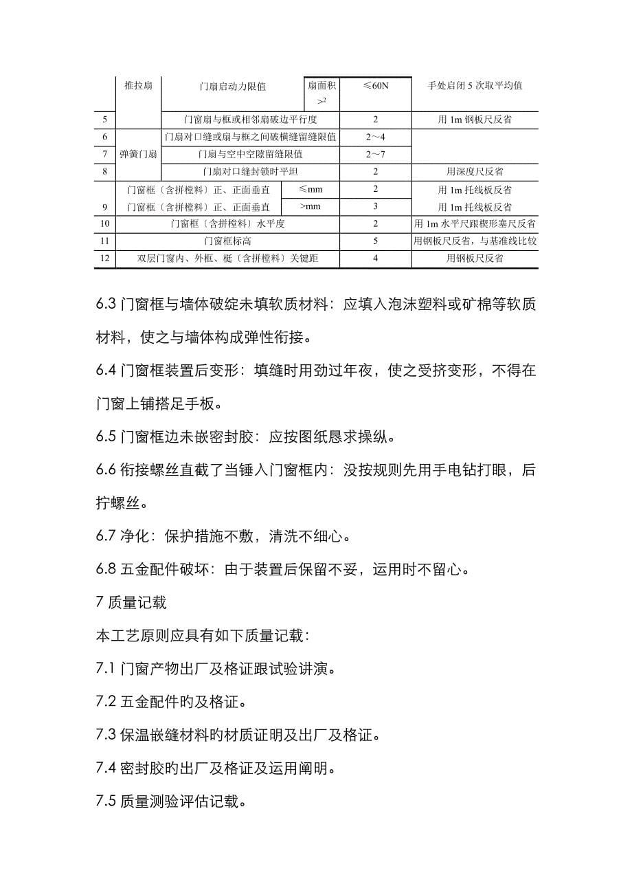 硬PVＣ塑料门窗安装_第5页