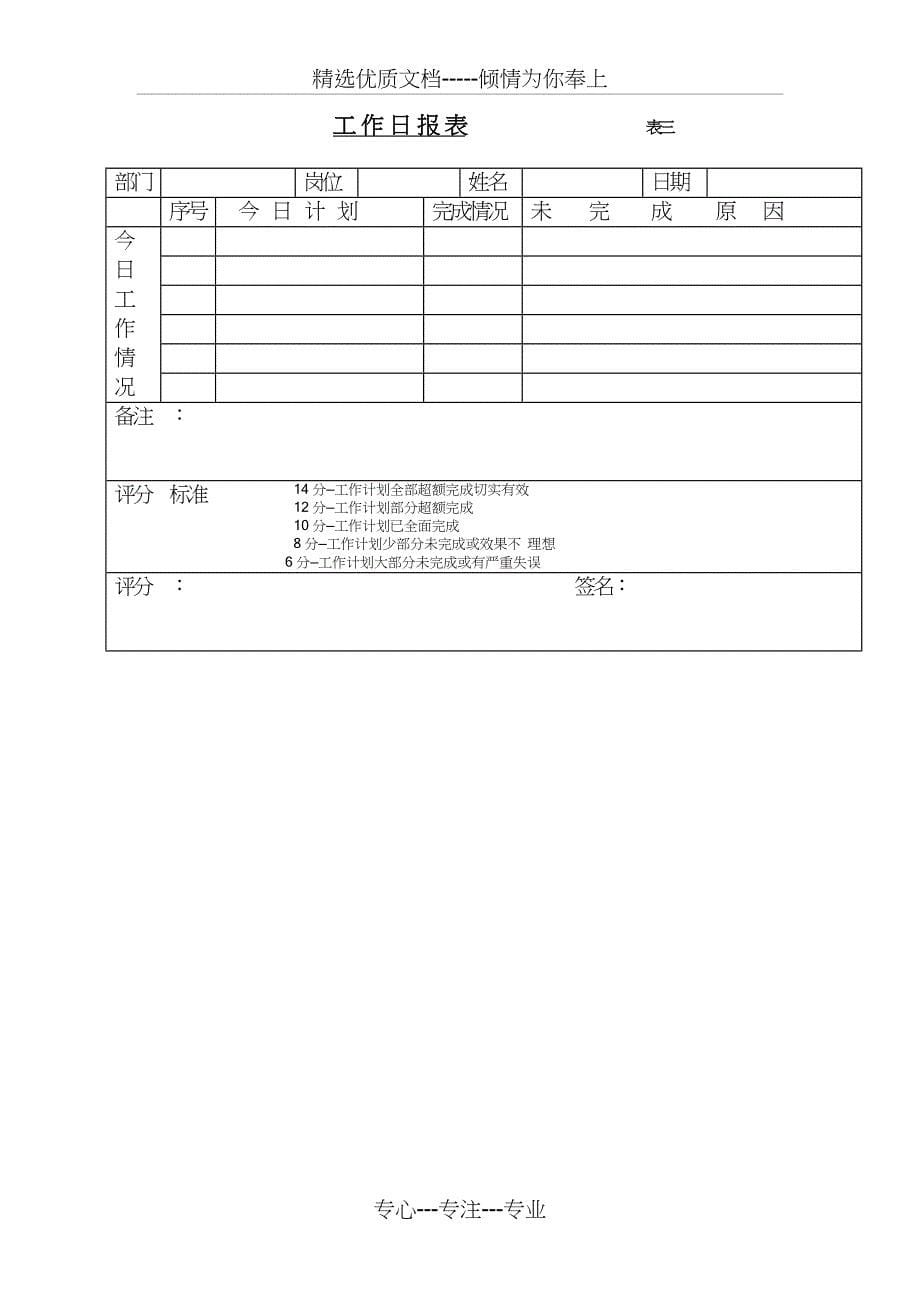 绩效管理常用表格_第5页