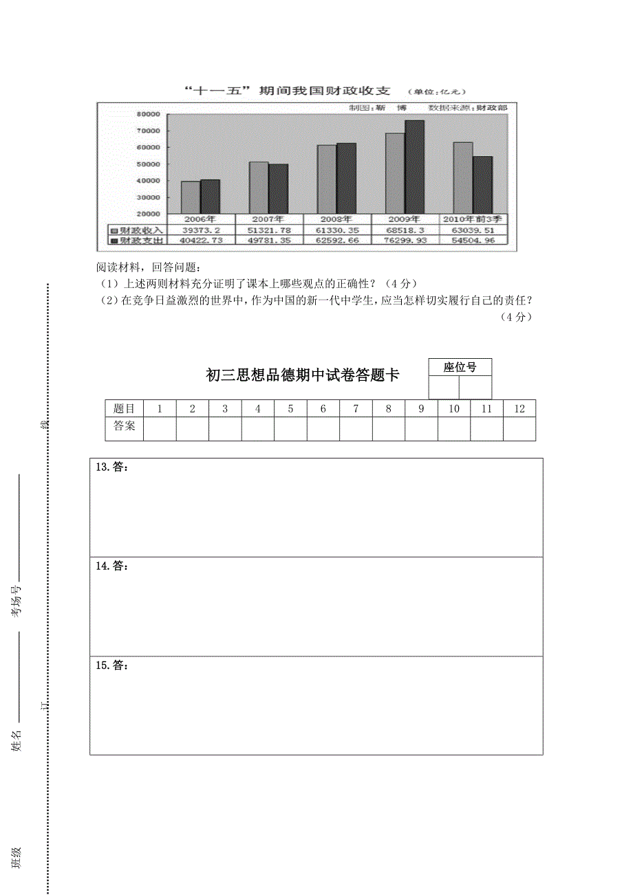 初三思想政治期中考试试卷_第4页