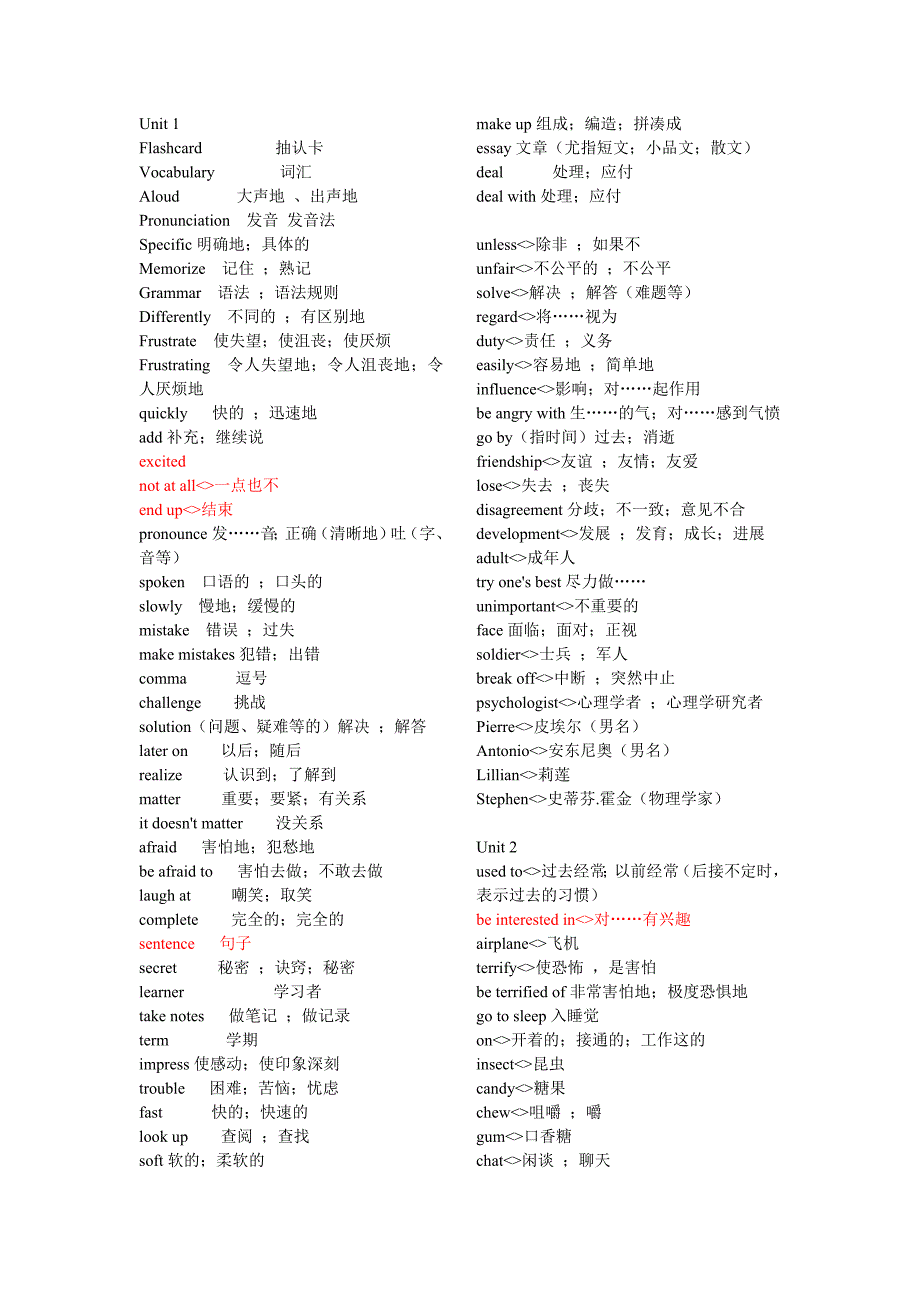 新目标英语九年级单词_第1页