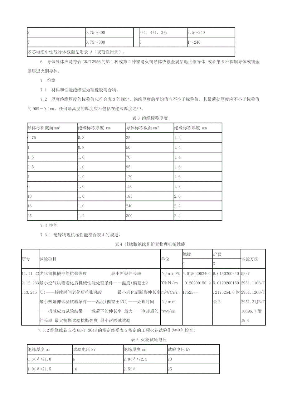 额定电压0.61kV及以下硅橡胶绝缘硅橡胶护套电力电缆.doc_第3页