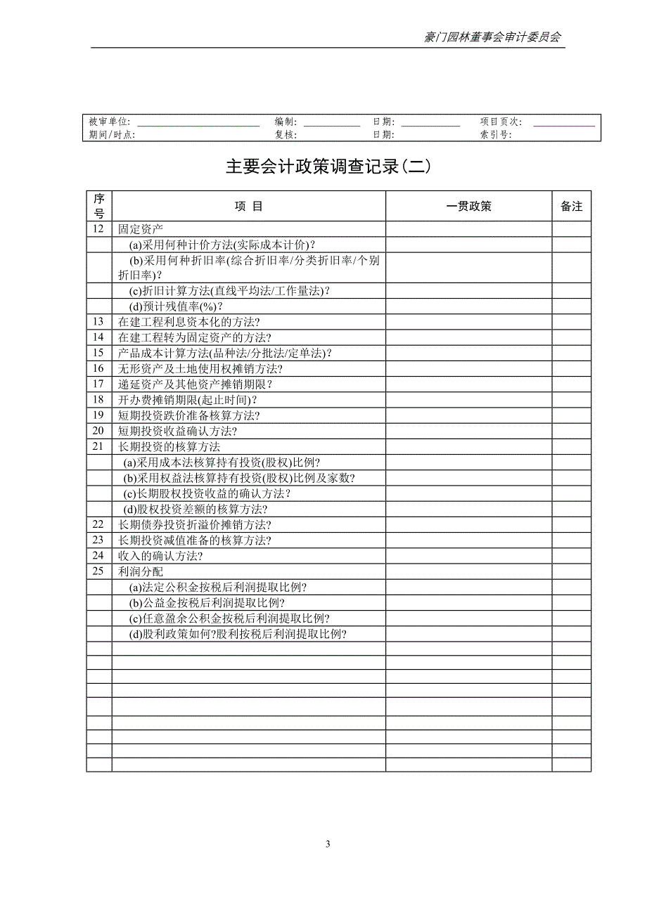 豪门公司审计符合性测试目录_第3页