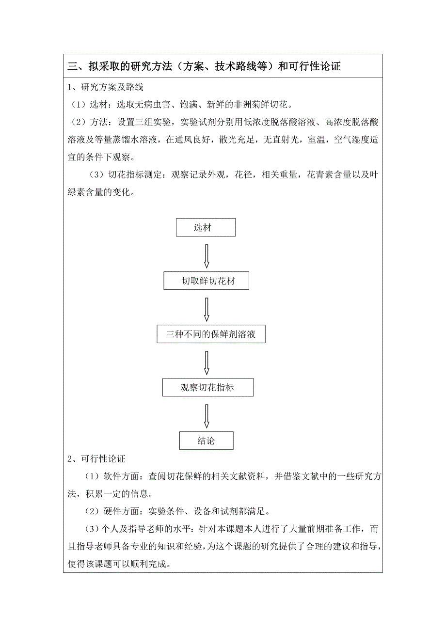 梁晓龙开题报告脱落酸对切花月季保鲜作用的研究_第4页