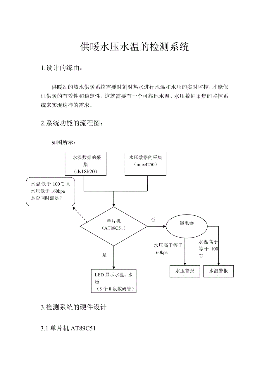 嵌入式设计—供暖水压水温的检测(老冯)_第1页