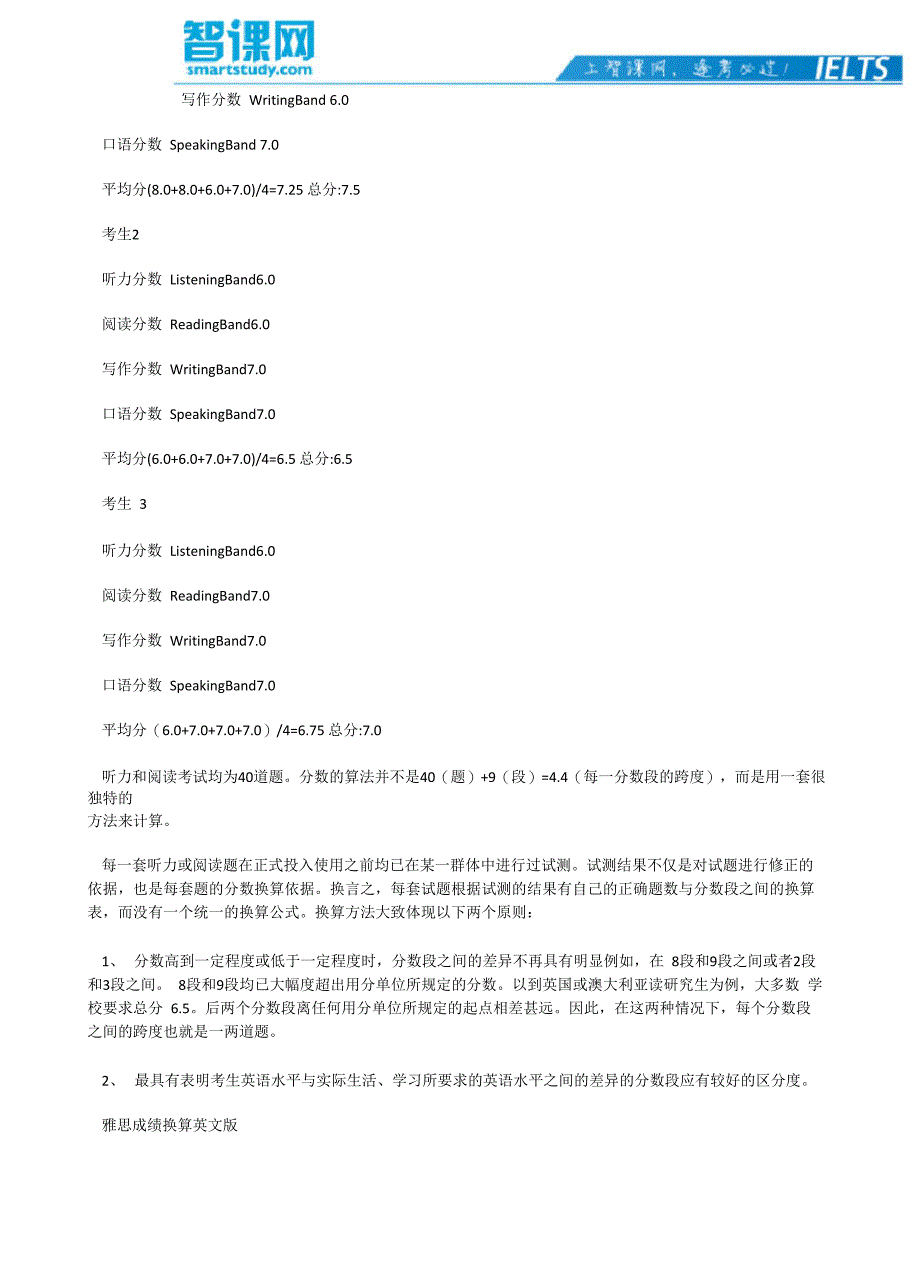 雅思成绩换算表一看就懂_第3页