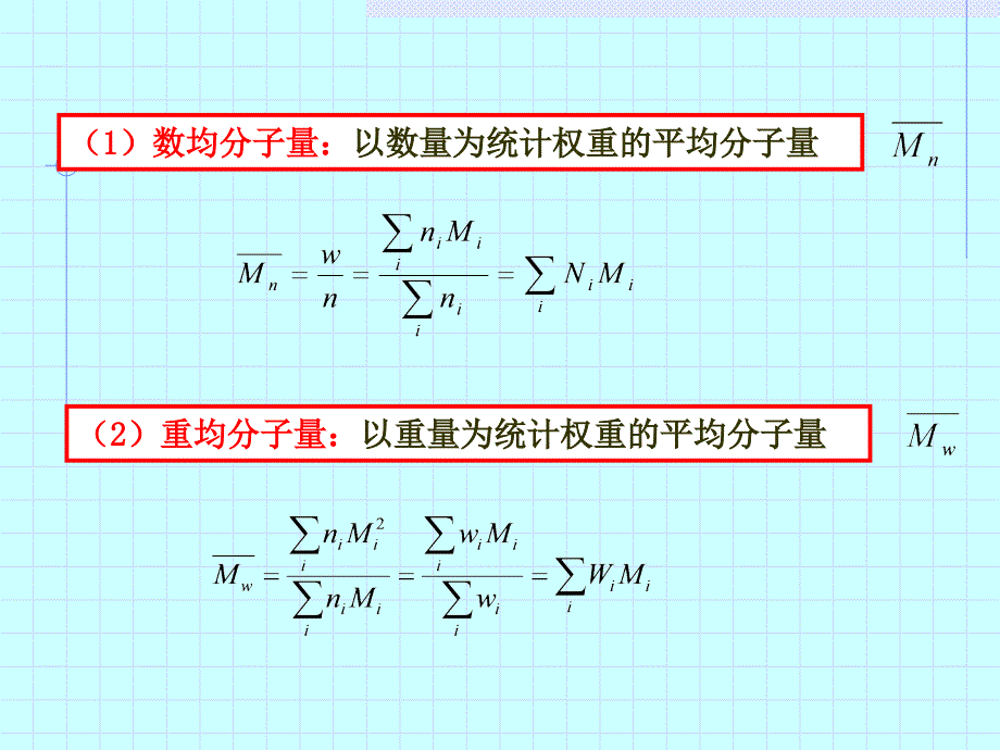 第七章-高聚物的分子量和分子量分布要点_第5页