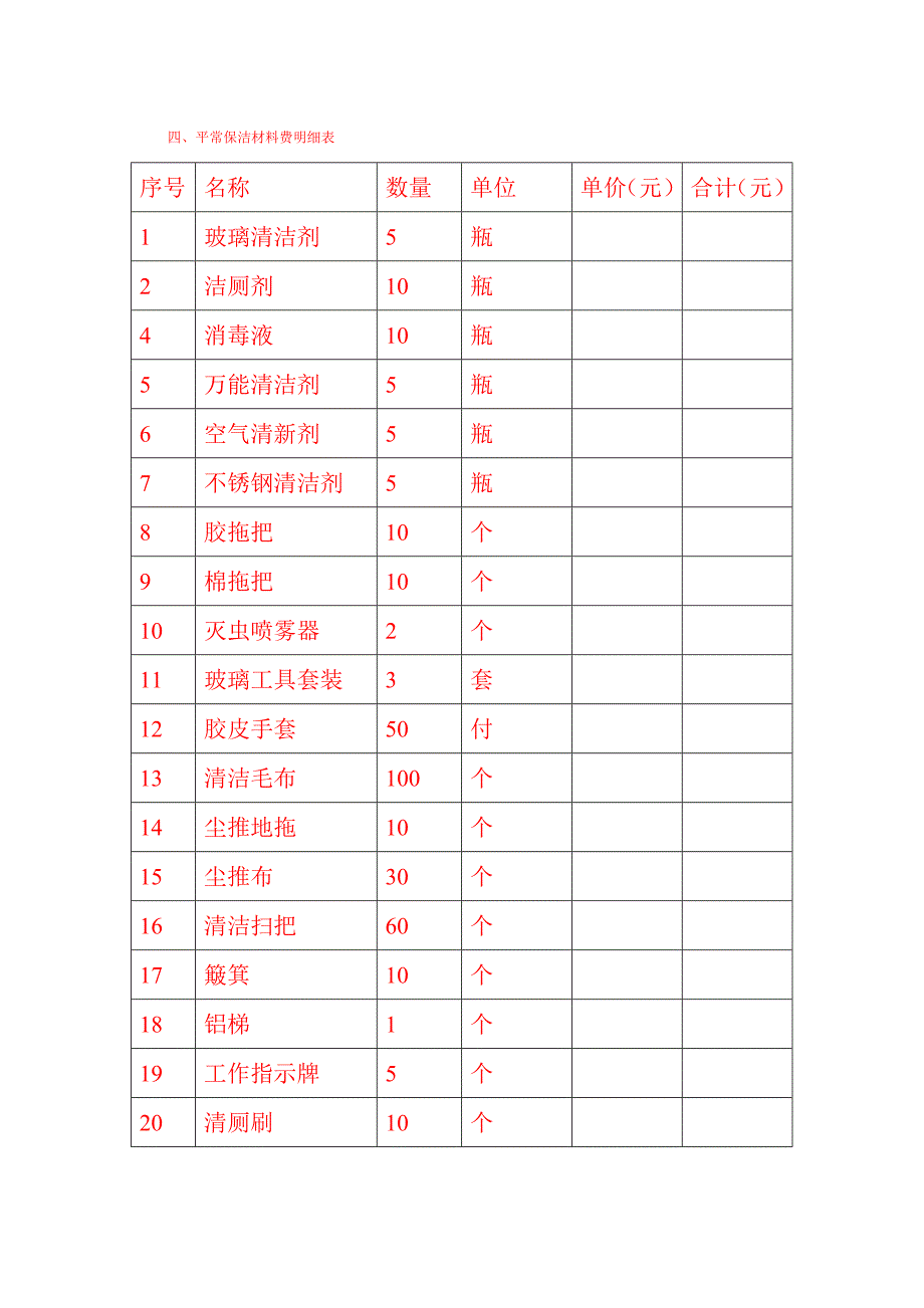 商场保洁方案及报价_第3页