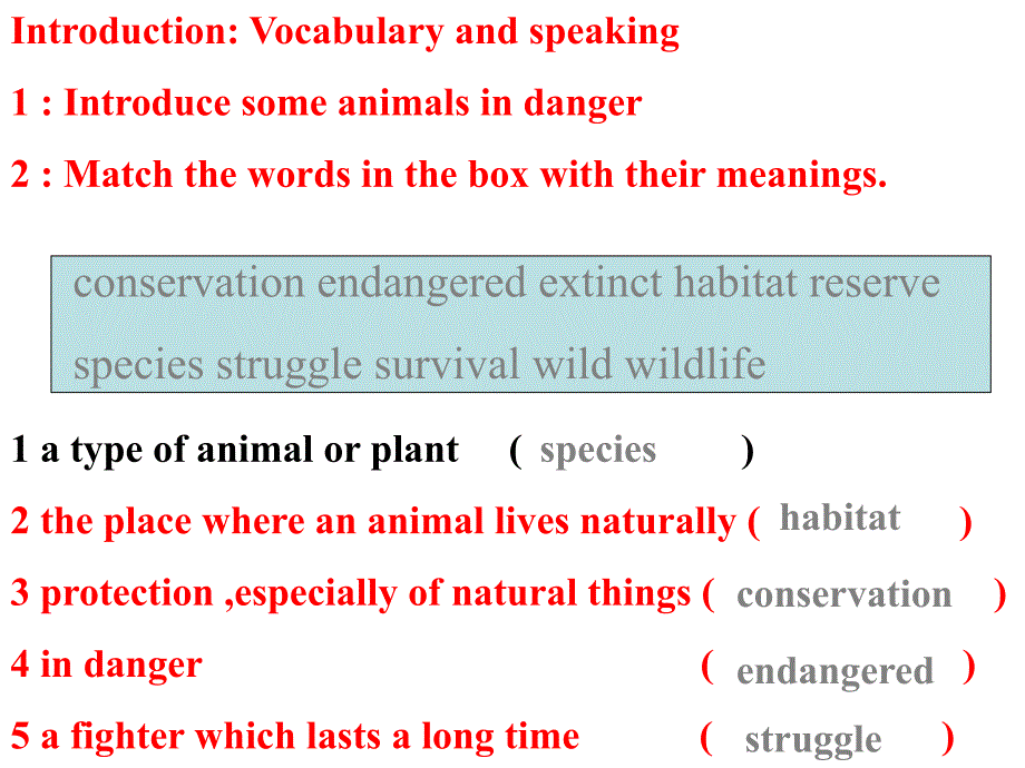 2016年外研版必修五Module6AnimalsinDangerreading课件（31张）_第3页