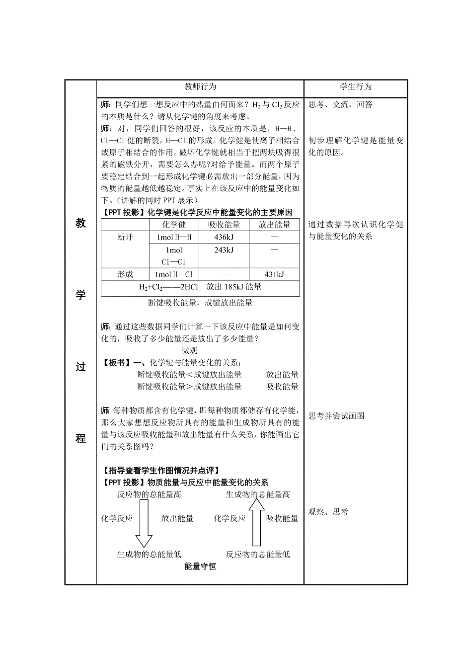 化学能与热能第一课时教案.doc_第2页