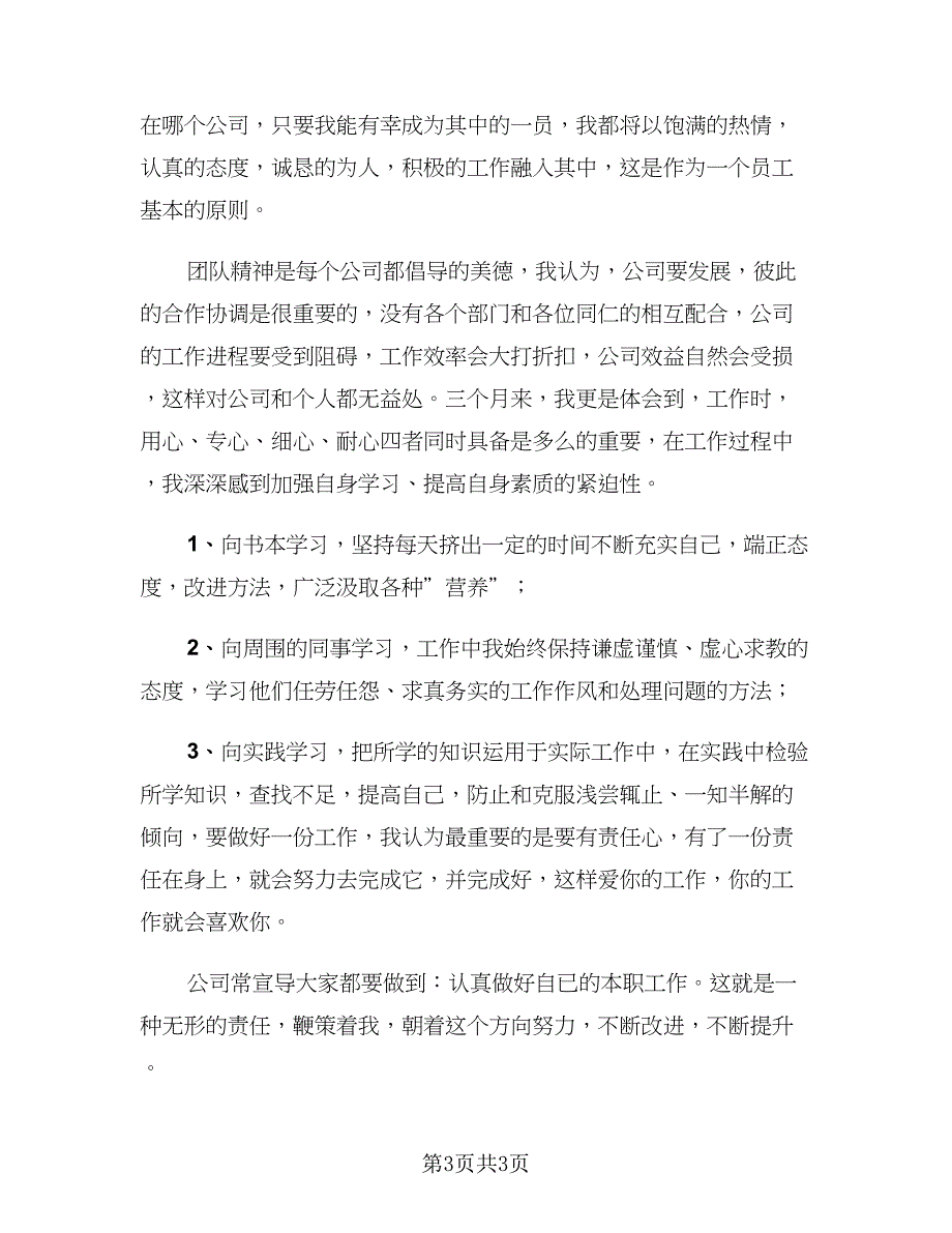 收银员试用期转正工作总结样本（二篇）.doc_第3页