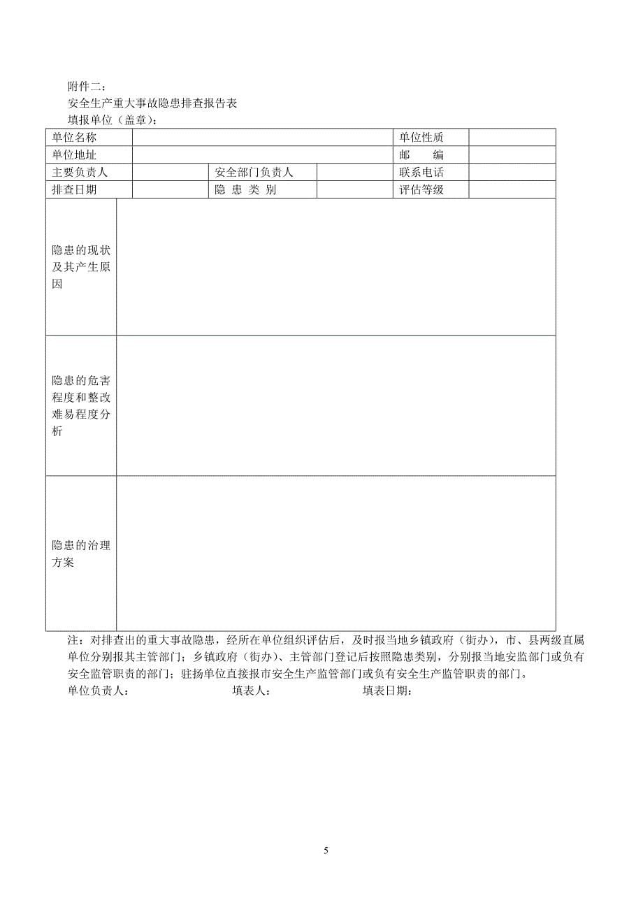 生产经营单位安全生产事故隐患排查治理管理制度_第5页