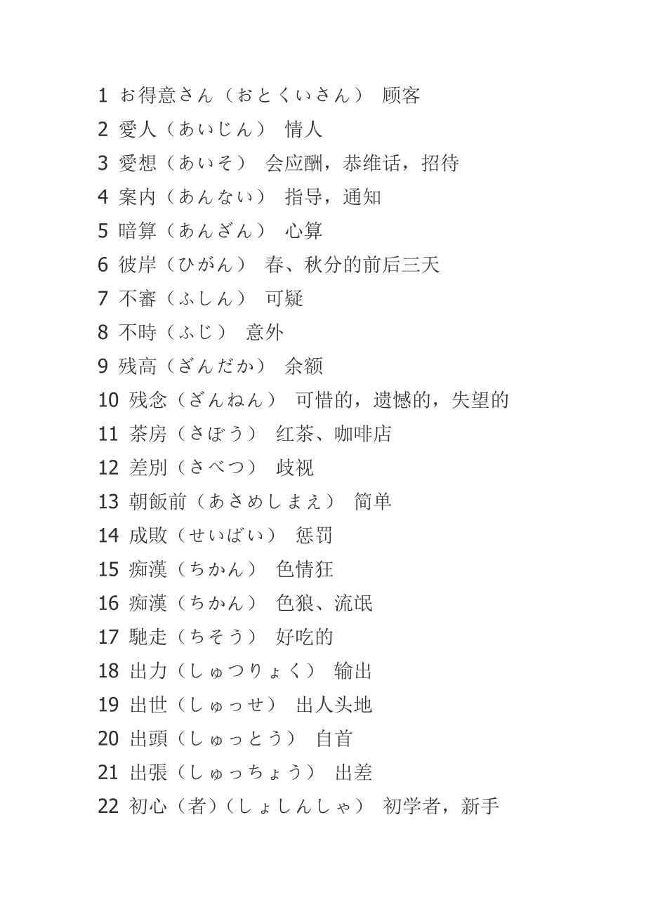 与汉字相像意思却不同的日语单词 (2).doc_第1页