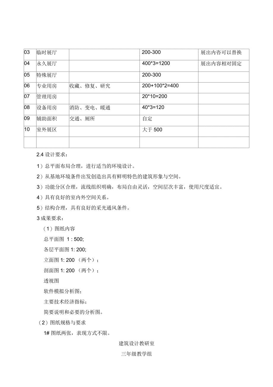 博物馆设计任务书_第2页