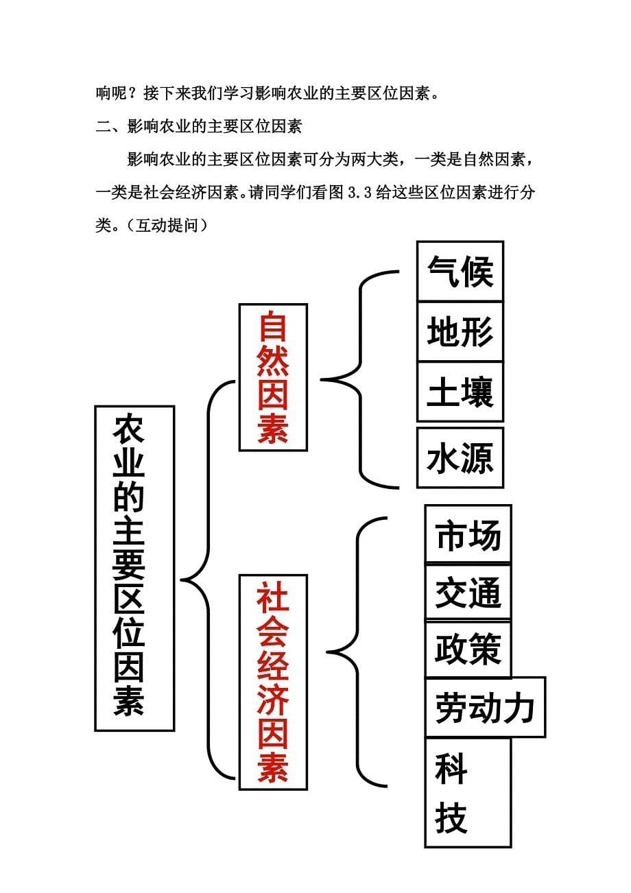 3.1农业的区位选择教学设计_第5页