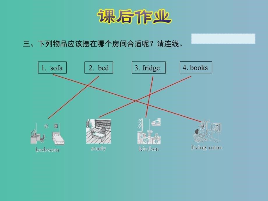 四年级英语上册Unit4MyhomePBLetslearn课件人教pep_第5页