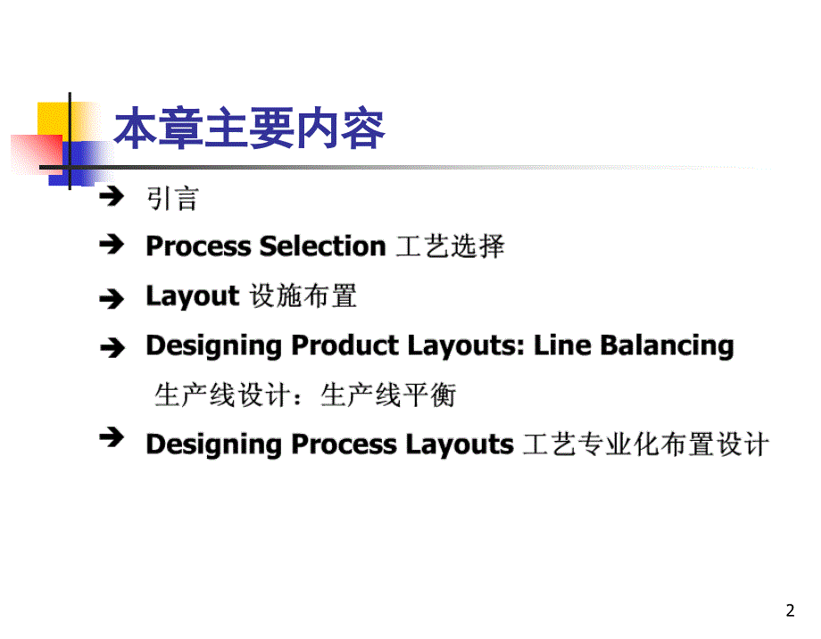 昆明理工大学-营运管理第五章-工艺选择与设施布置_第2页