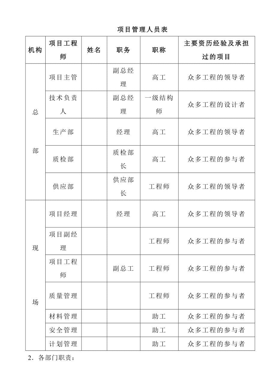 新《施工组织设计》内蒙某单层门式钢架结构厂房施工组织设计8_第5页