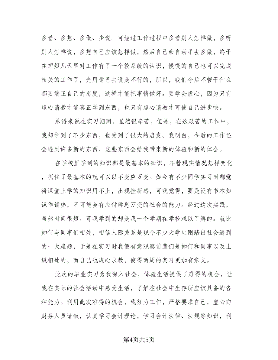 2023会计实习总结样本（二篇）.doc_第4页