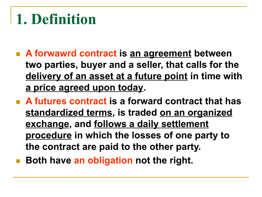 衍生品与风险管理英语教学课件PPT the structure of forward and futures markets_第3页