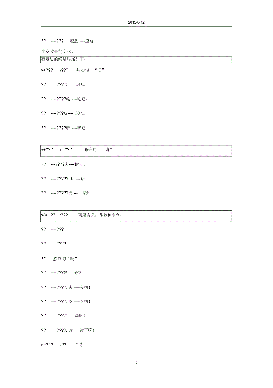 延世大学韩语第一册语法总结_第2页