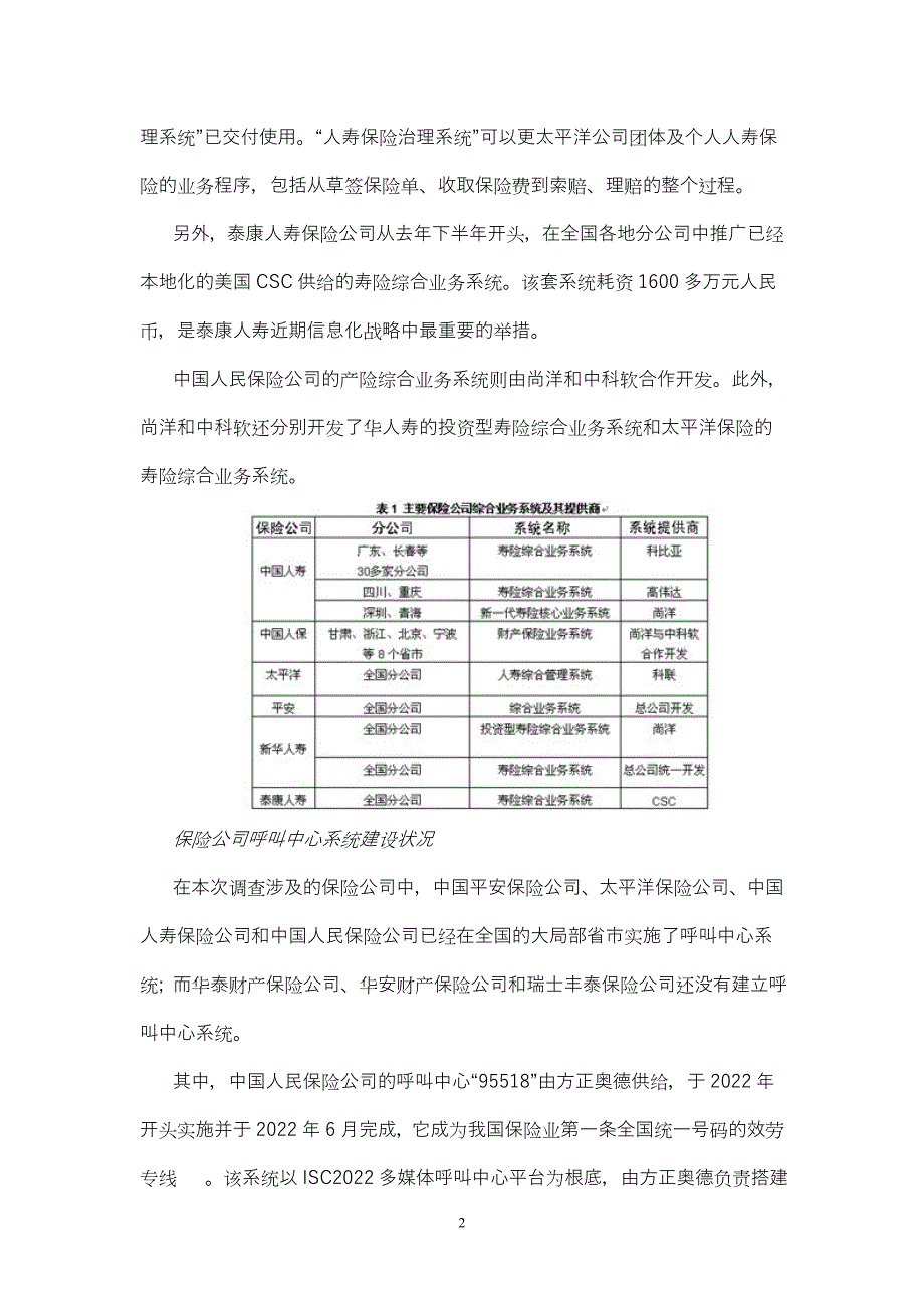 中国保险行业IT应用与市场研究报告.doc_第2页