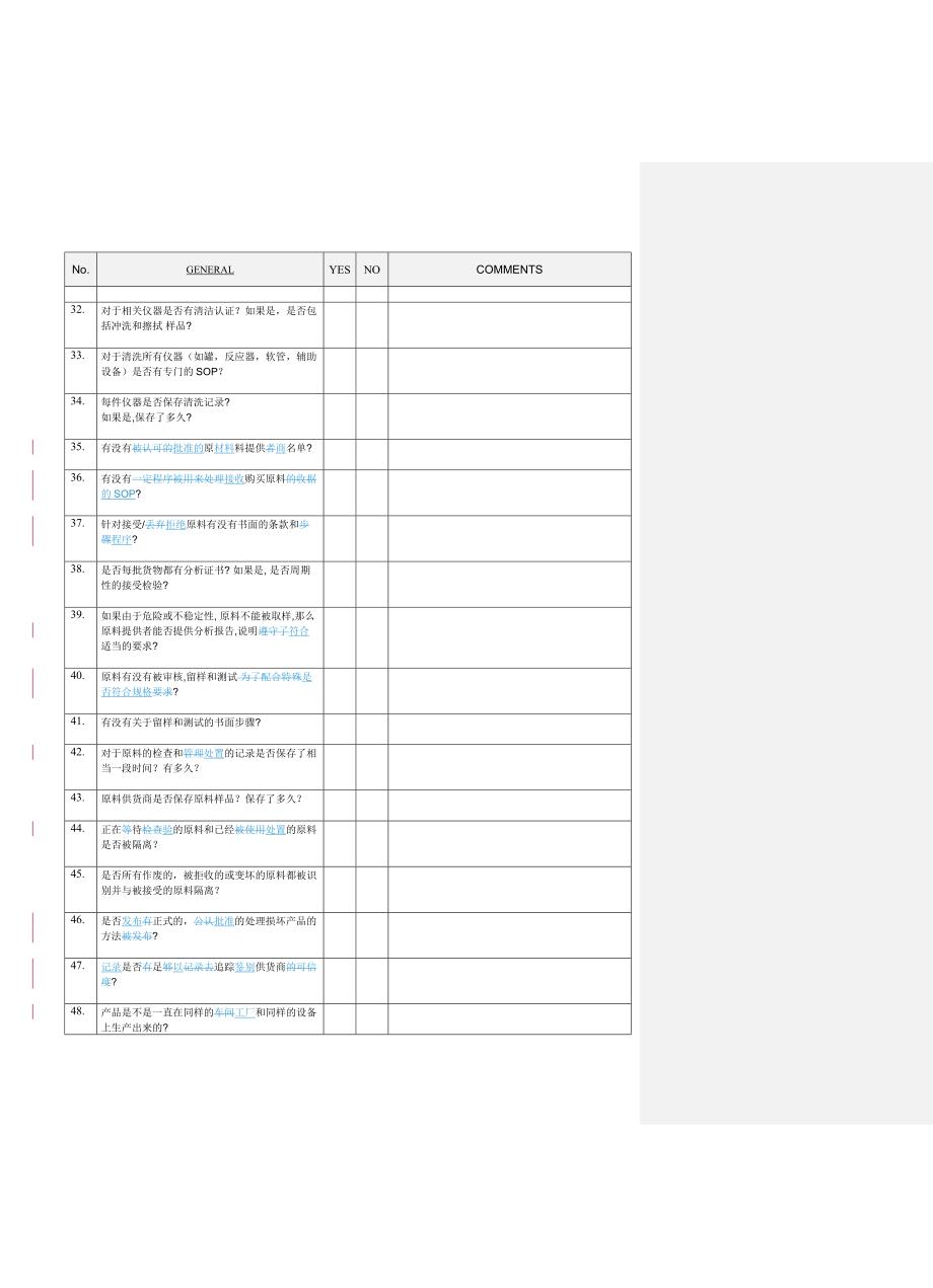 国外供应商审计GMPQuestionnairechineseversion欧洲_第4页