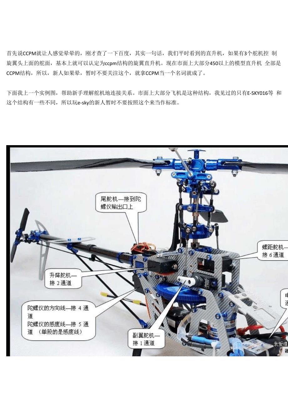 遥控直升飞机中文组装说明书_第2页