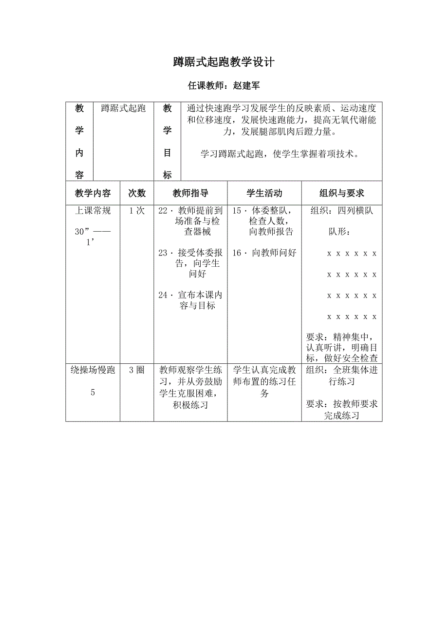 蹲踞式起跑教学设计.docx_第1页