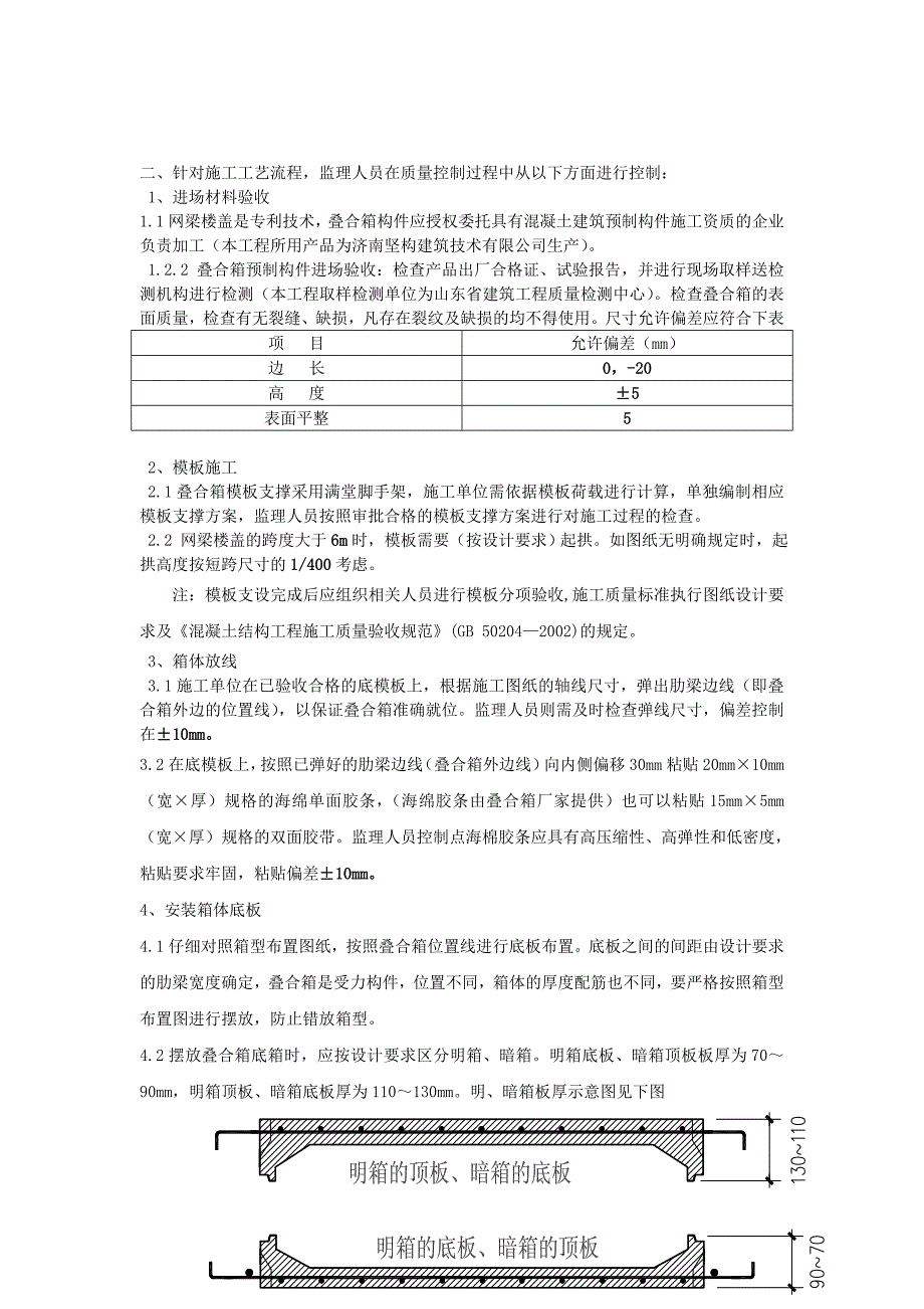 混凝土叠合箱网梁楼盖监理质量控制要点1_第2页