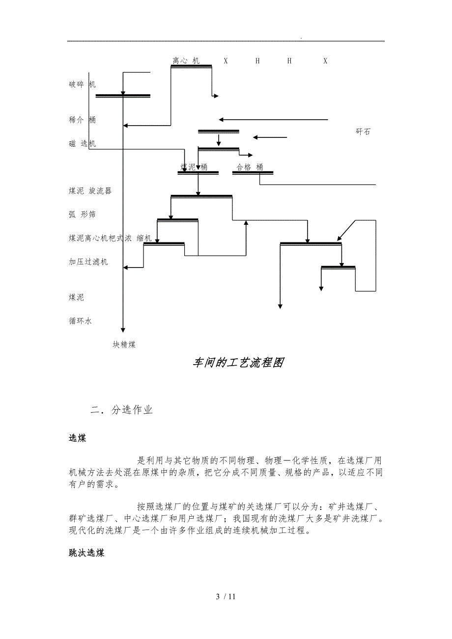 洗煤厂工艺的设计流程（附图)_第3页