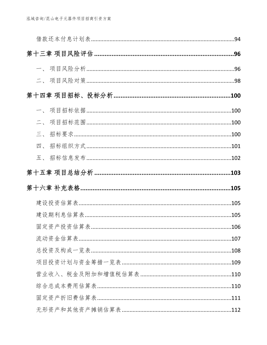 昆山电子元器件项目招商引资方案_第5页