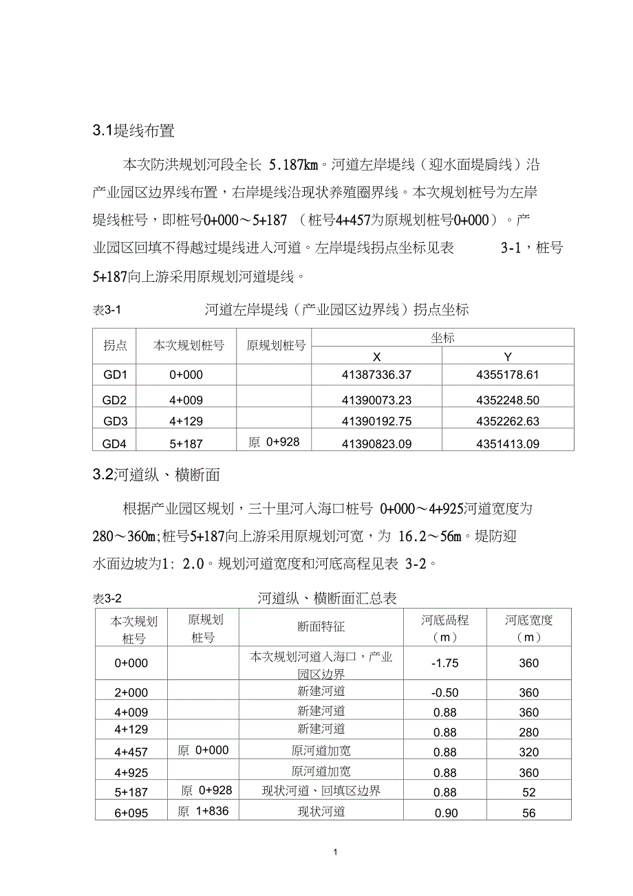 三十里河水面线推求_第1页