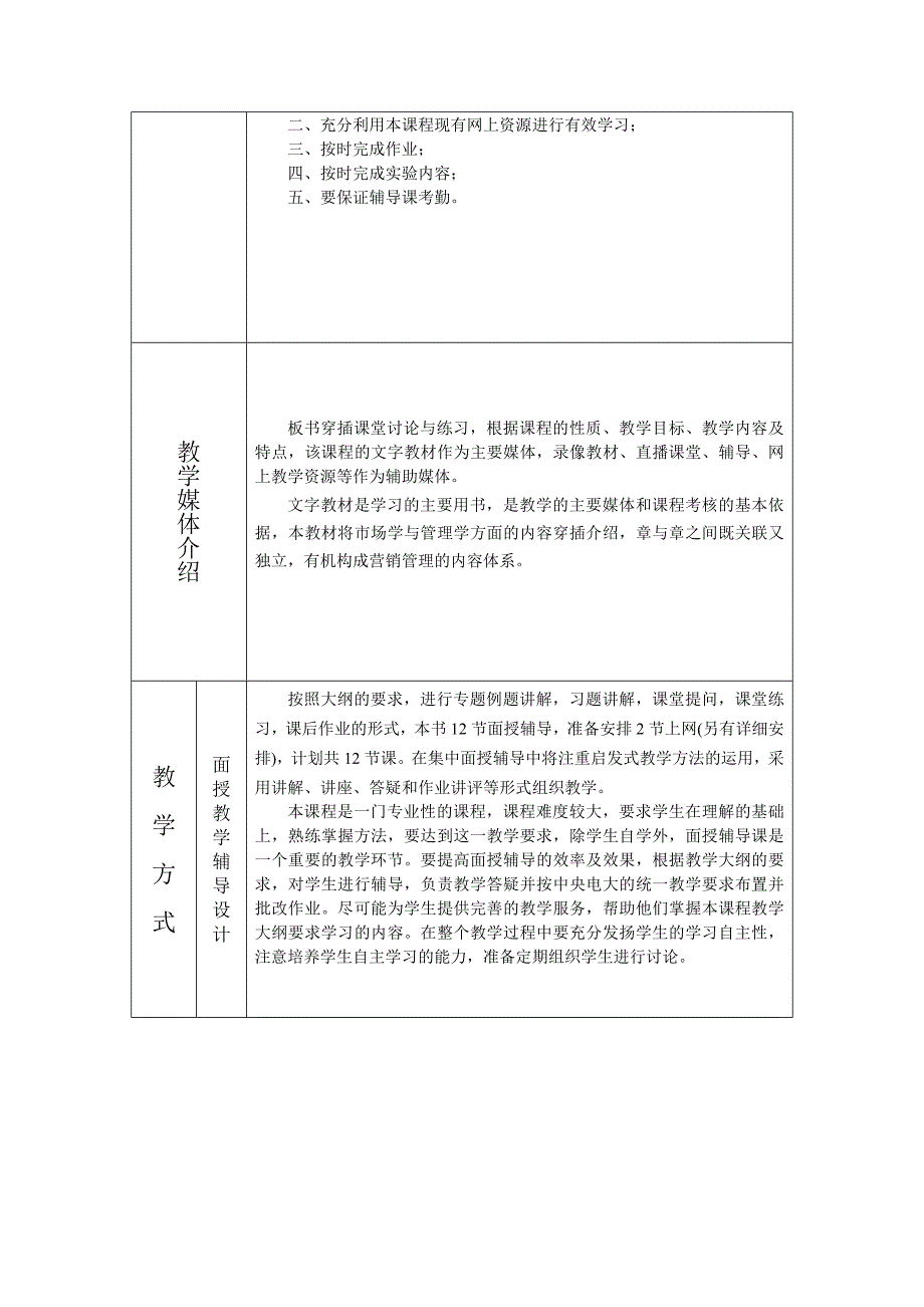 教师工作手册(孙斌-营销管理).doc_第4页