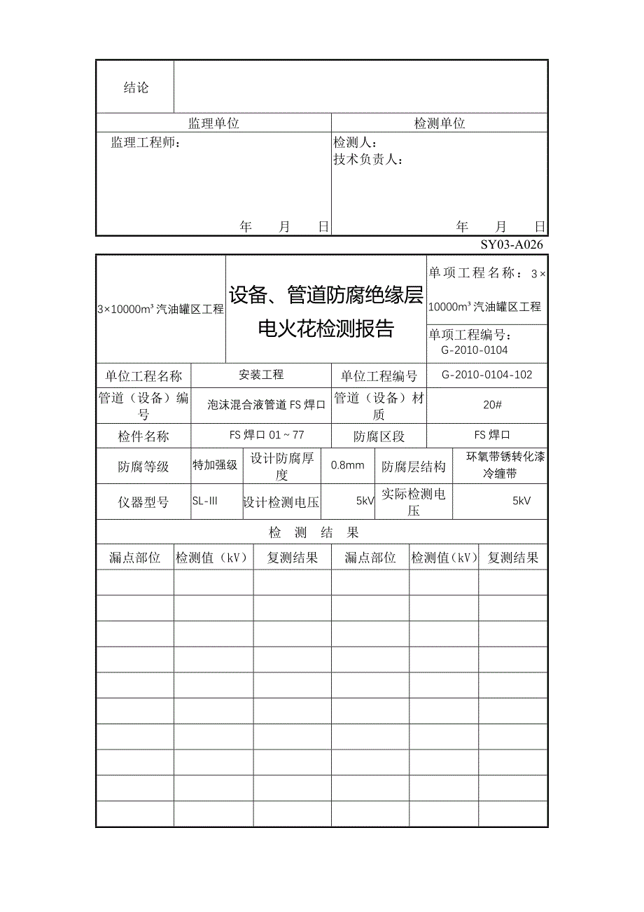 管道防腐电火花检测报告_第3页