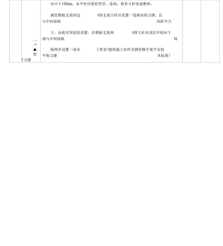 高支模验收记录表格_第4页