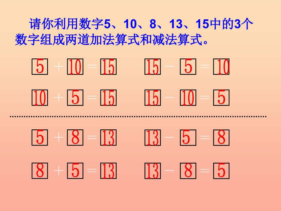 四年级数学下册 第1单元《四则运算》加、减法的意义和各部分间的关系课件1 新人教版_第1页