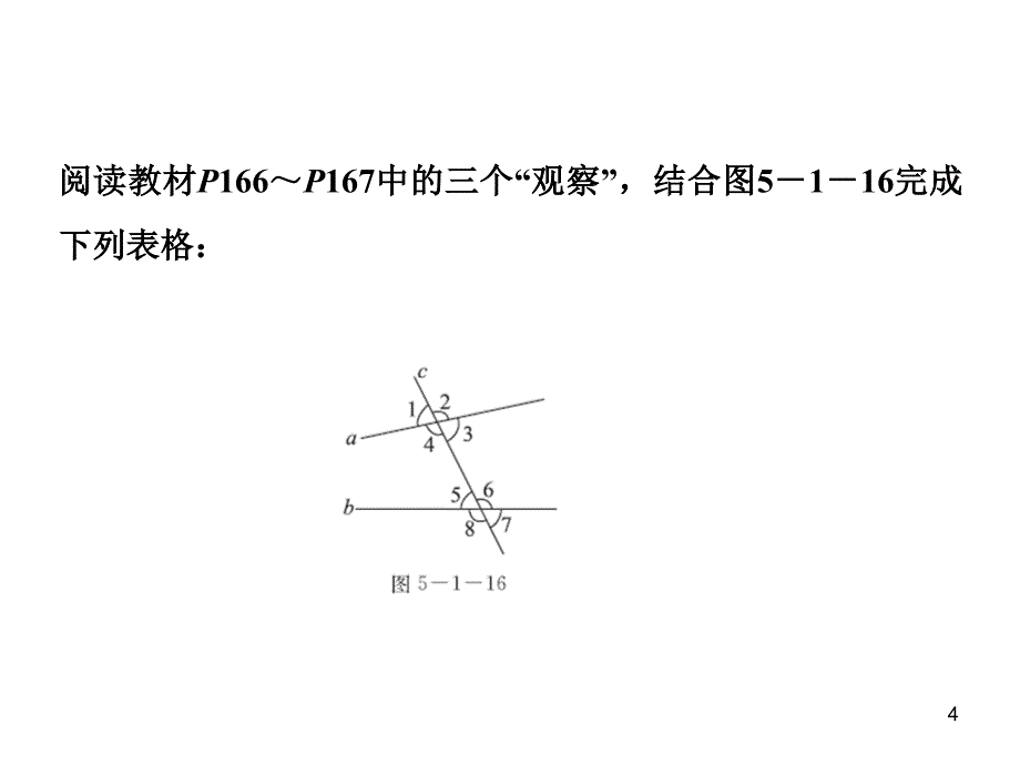 三线八角图PowerPoint演示文稿_第4页