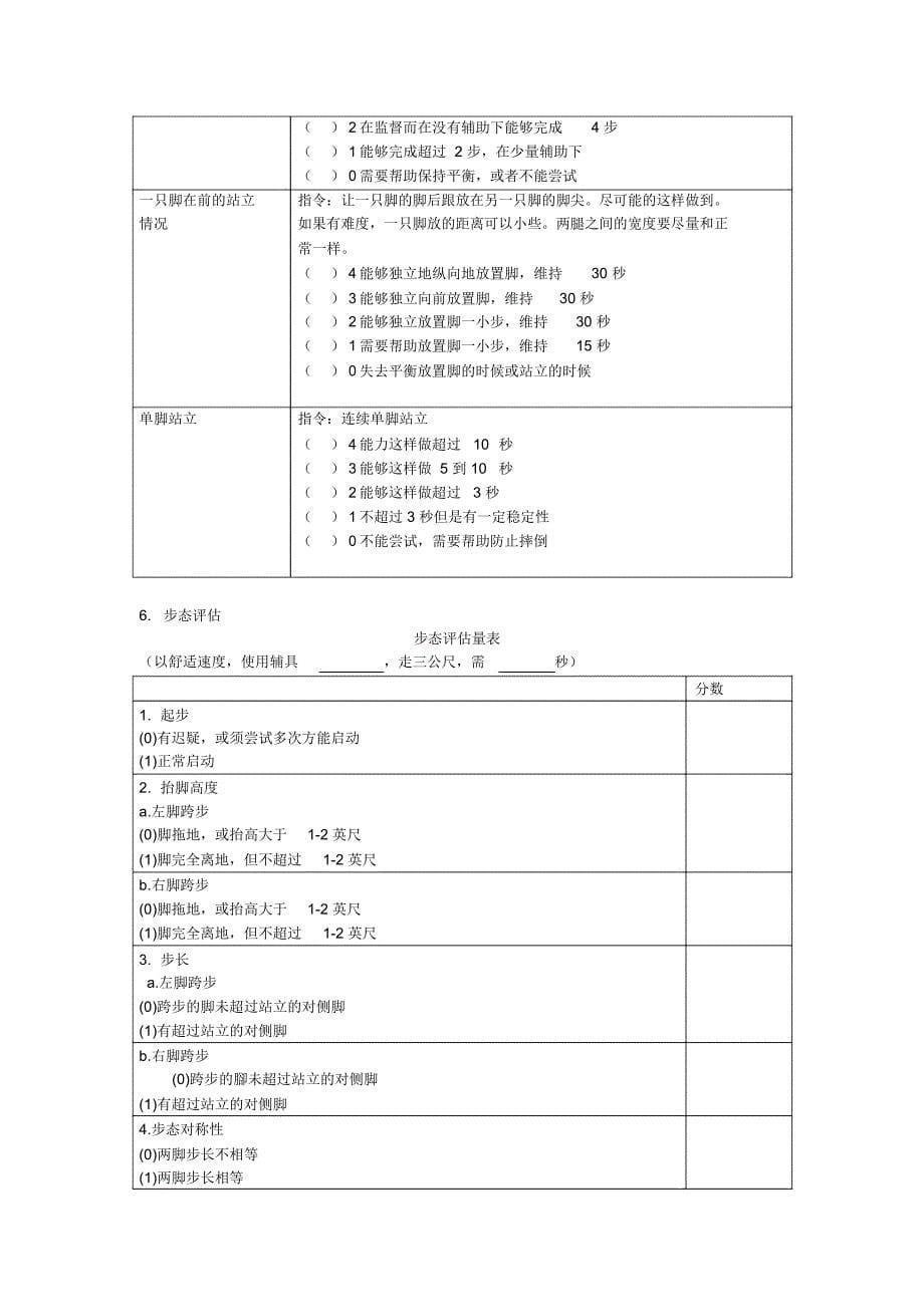 脑卒中康复评定及量表_第5页