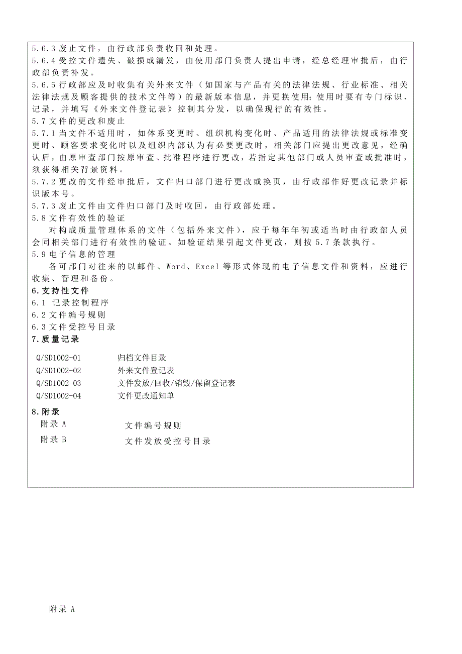 电声器材厂程序文件标书文件_第4页