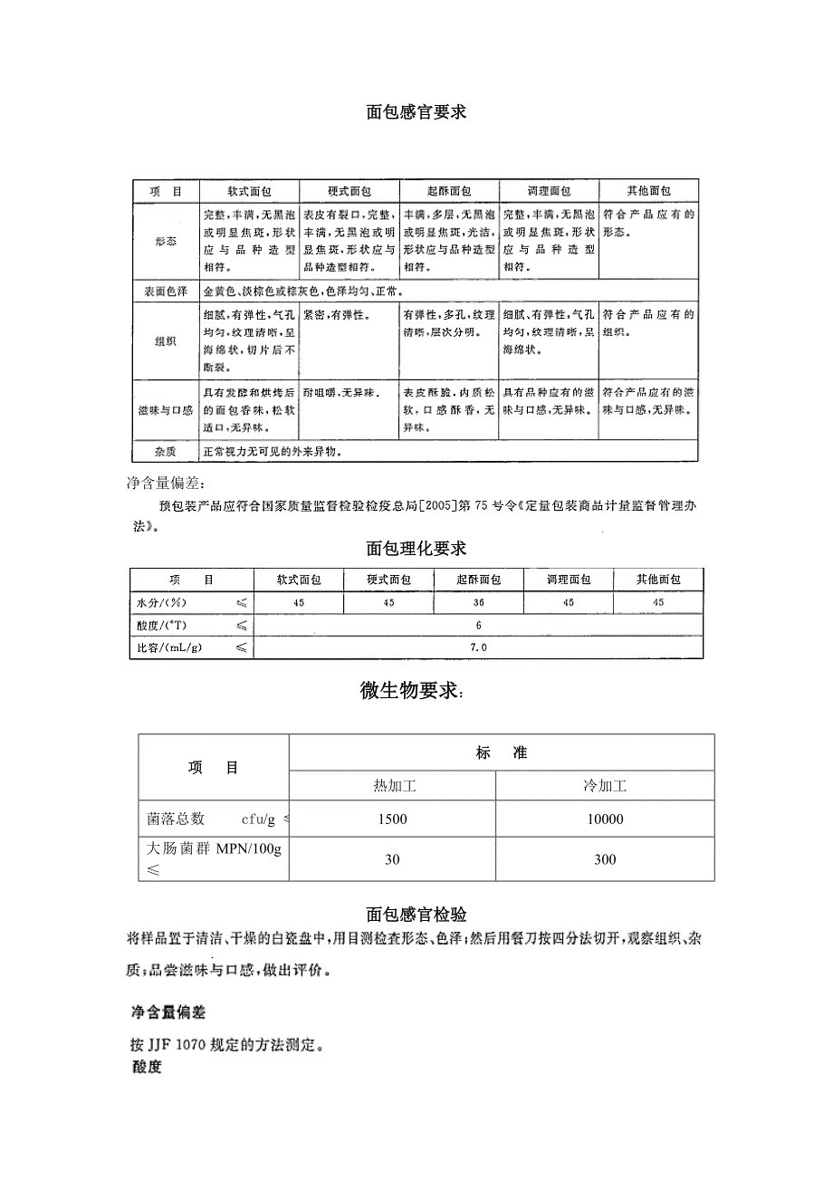 面包感官要求.doc_第1页