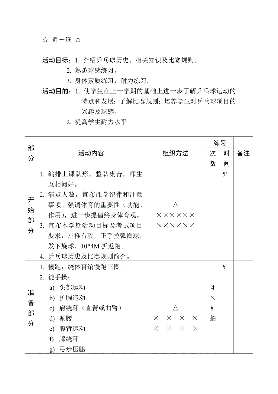 乒乓球校本课程教案_第2页