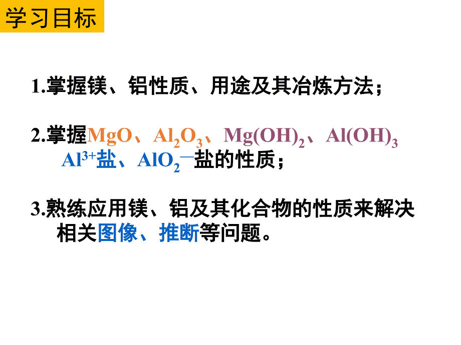 高三一轮复习镁铝及其化合物_第2页