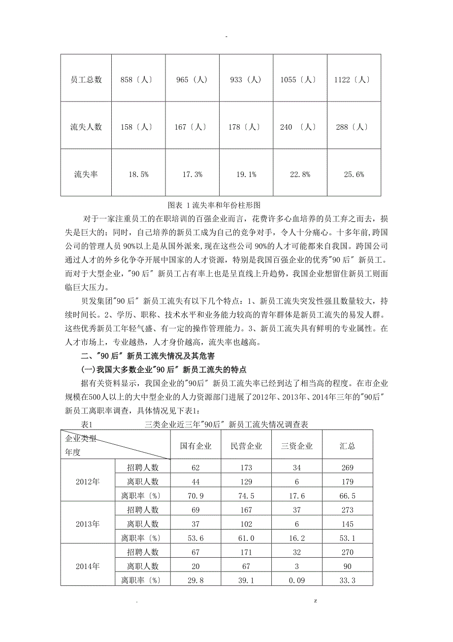 企业90后新员工流失问题及对策分析_第2页